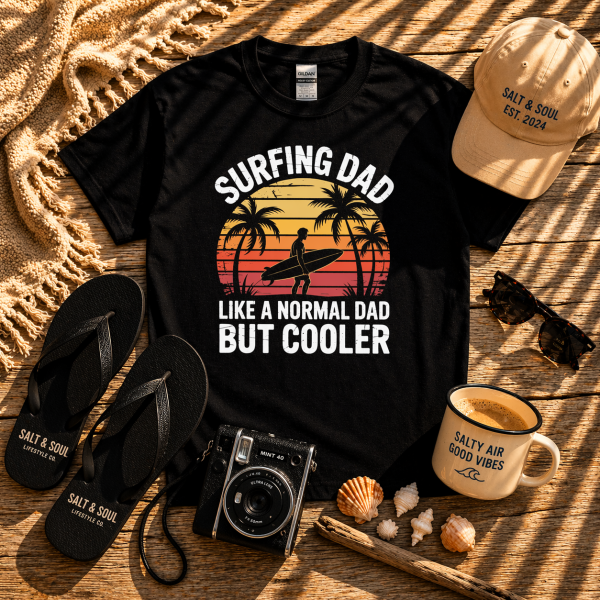 Cool Surfing Dad Tee