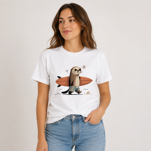 Otter Surfboard Tee